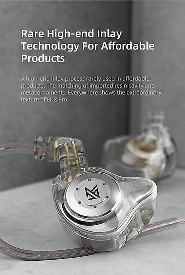 bluetooth zvucnik sa radiom: KZ EDX Pro žičane in-ear slušalice (IEM) - Poboljšan dizajn: prozirno — 3