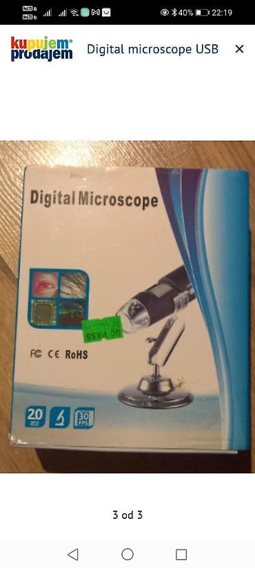 maska za redmi note 12: Digitalni USB mikroskop – model X4, uvećanje do 1600x. Specifikacije — 3
