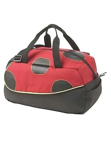 Samsonite torba za trening/putovanja – crveno-crna sa printom