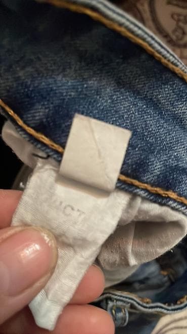 forclaz pantalone: Ženske farmerke – tamnoplavi isprani teksas, veličina XS. - Kroj — 2