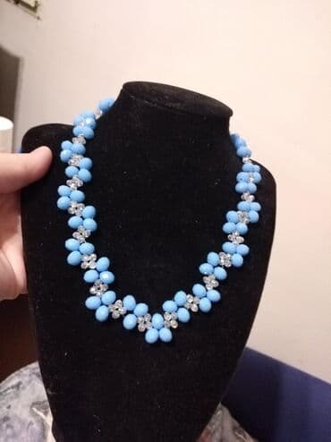 handmade torbe: Pearl necklace, Handmade, Material: Crystal — 1