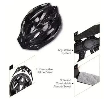 Oprema za bicikliste: Kaciga - lagana od 58-62cm Ima točkić za podešavanje veličine Urađena na lalafo.rs — 2 Oprema za bicikliste: Kaciga - lagana od 58-62cm Ima točkić za podešavanje veličine Urađena — 2