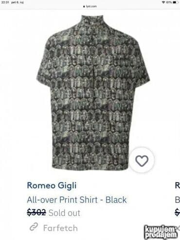waikiki beograd: Originar ROMEO GIGLI kosulja 44 NOVA 100% extra fine cotton Ramena — 6