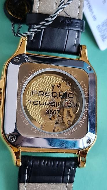 Belts: Muški mehanički ručni sat Frederic Tourbillon 3607 - Kućište — 10