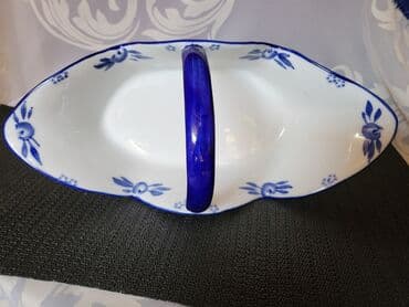 vece solje: Porcelanska,nova,vintaz korpa,rucno oslikana. Nova veca korpa — 11