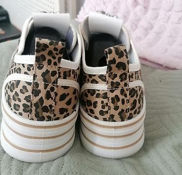 High boots: Ženske patike sa leopard printom i platformom, dizajnirane za udobnost — 7