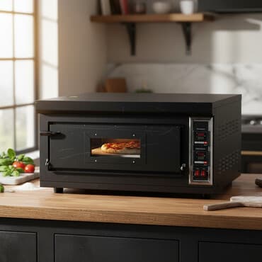 gorenje subotica: Pica peć, 58 cm, W Specifikacije: Materijal: Kaljeno staklo, čelik — 1