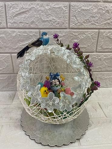 diffuser cena: Uskršnje dekorativne aranžmane – ručni rad - Unikatne sferične — 2