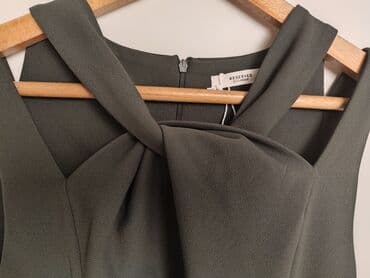 zelene zenske pantalone: Reserved, S (EU 36), Jednobojni, bоја - Maslinasto zelena — 4