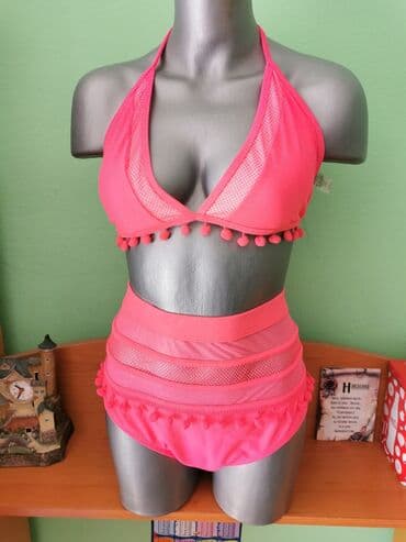 jednodelni push up kupaci: One size, Jednobojni, bоја - Roze — 3