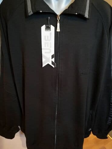 pantalone za punije: Novi muski duks sa kragnom u velikom broju Benx 5XL Crni. Turski — 4