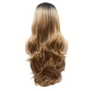 kosulje sa elastinom: Perika – duga, ravna sa blagim talasima na krajevima, ombre plavo do — 10