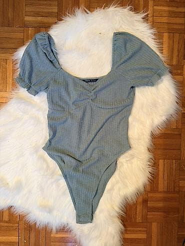 Muška odeća: Bodi kratkih rukava – SHEIN - Model: rebrasti bodi sa blago naborenim — 3