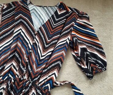 kaftan haljine za plazu new yorker: M (EU 38), color - Multicolored, Short sleeves — 8