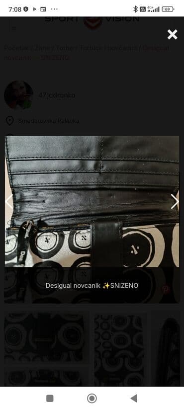 rajfovi za kosu h m: Ženski novčanik, Desigual, Materijal: Veštačka koža — 4