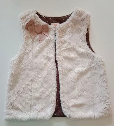 krzneni kaputi: H&M, Krzneni prsluk, 110-116 — 1