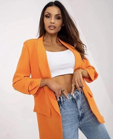 espadrile beograd: Ženski elegantni blejzer – bez kopčanja, dužina do ispod kukova — 10