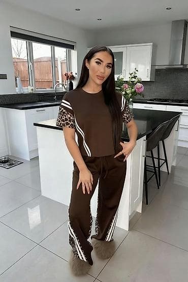 dior beograd: 🔥Dvodeleni ženski set – trenerka sa leopard detaljima
✅3300 din — 8