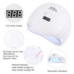 lampa za fotografisanje: Uv led lampa za nokte Sun R9 72w Profesionalna uv led lampa za nokte — 3