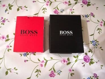 torbe sa cirkonima: Muški novčanik, Hugo Boss, Materijal: Koža — 1