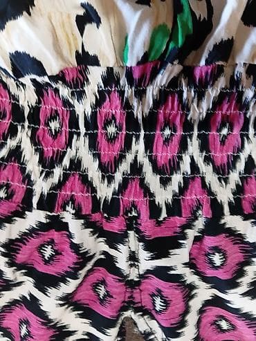 jakna s: Letnji kombinezon sa etno/ikat printom s do m - Kroj: lepršavi — 3