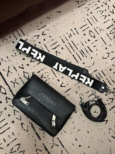 korpe za svadbene cvetice: Replay ženska torbica preko ramena - Model: crna crossbody torbica sa — 2