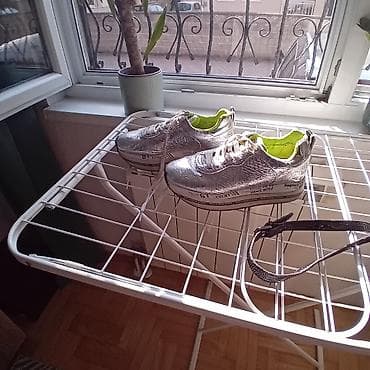 energetics patike: Replay ženske patike – srebrne - Model: Replay niske patike sa — 3