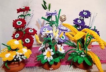 viskoza sa elastinom: Ručne dekorativne aranžmane od plišanih žičica (pipe cleaners) u — 6