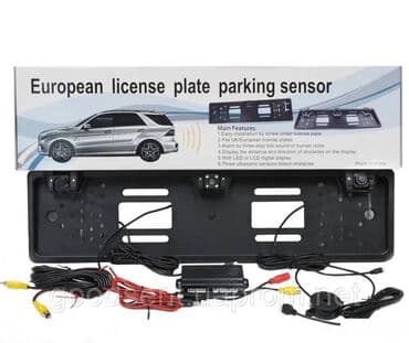 taxi tabla na baterije: Parking senzori i rikverc kamera u ramu za tablice Parking senzori i — 5