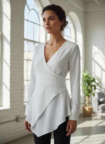 L, Viskoza, Jednobojni, bоја - Bela na lalafo.rs L, Viskoza, Jednobojni, bоја - Bela