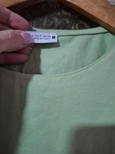 Donji delovi trenerke: S (EU 36), Pamuk, Jednobojni, bоја - Zelena — 2