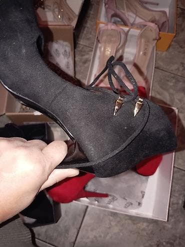 wolmaks sandale: Ženske cipele na visoku potpeticu – više modela - Crne salonke sa — 3