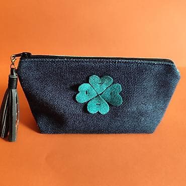 ranac za alat: Ručna torbica/neseser od eko antilopa - Materijal: meka eko antilop — 4