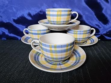 Solje nove iz 80ih.god.rucno oslikane pa glazirane Blue Elephant — 1