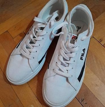 puma patika: Fila bele patike – klasičan nizak model od platna - Brend: Fila — 6