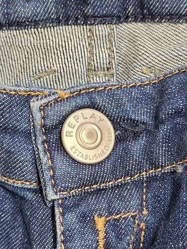 Women's Sweatshirts: Original REPLAY farmerke – tamno plavi denim sa prijatnim izbledelim — 11