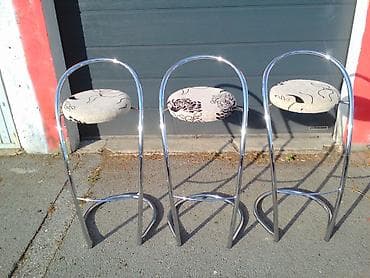 barska stolica visina: Barske stolice EFFEZETA + sto IKEA Slike 1-6: HROMIRANE italijanske — 1