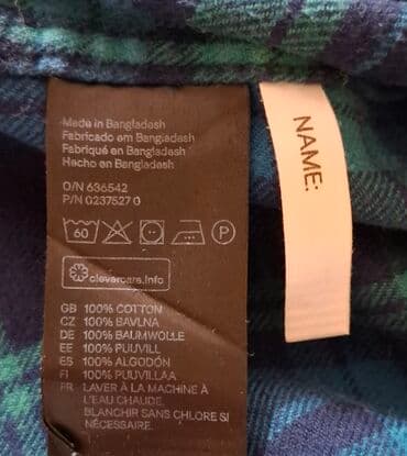 pepco za decake: H&M, Dug rukav, Karirano, 98-104 — 6