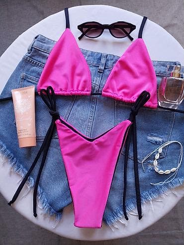 kupaci kostimi duga novi sad: Ženski bikini kupaći kostim – dvodelni - Boja: fuksija (jarko roze) — 3