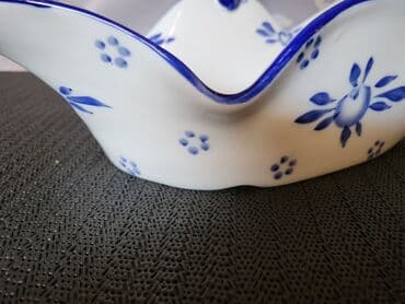 vece solje: Porcelanska,nova,vintaz korpa,rucno oslikana. Nova veca korpa — 4