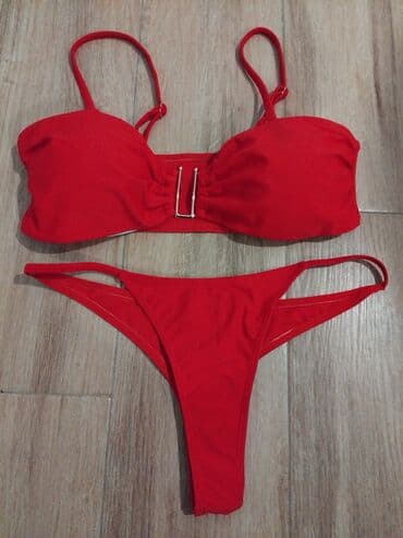 kompleti sa pantalonama: M (EU 38), Single-colored, color - Red — 1