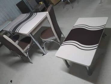 idea sto i stolice: Sto - 80cm Metal noge Ploca univer Staklo 4mm stolica - metal - eko — 15