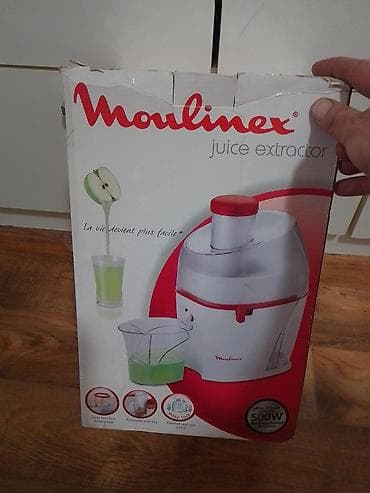 mini aparat za vafle: Moulinex Juice Extractor – sokovnik 500 W je potpuno ispravan,u dobrom — 3