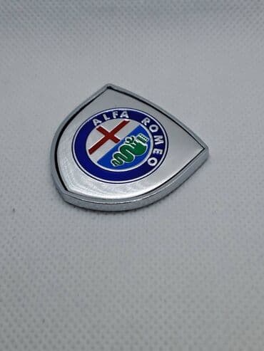 polovni traktori imt 539 i 533 srbija: Samolepljivi metalnI stiker za automobil - ALFA ROMEO MetalnI stiker — 2