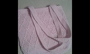 carpisa torbe: AKCIJA!Italijanska svetlo roze,unikatna,vezena torba od svilenog — 1