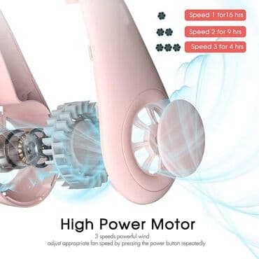 metro ventilatori: Cena 1.700 dinara Mini prenosivi ventilator za vrat bez lopatica USB — 3