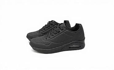 Patike: Crne sportske patike – unisex, niske - Boja: potpuno crna — 1