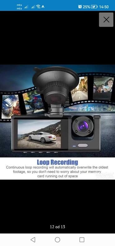 ip kamera sa sim karticom:  Cena 3.850 dinara3-kanalni DVR za automobile HD 1080P sa 3 sočiva — 2