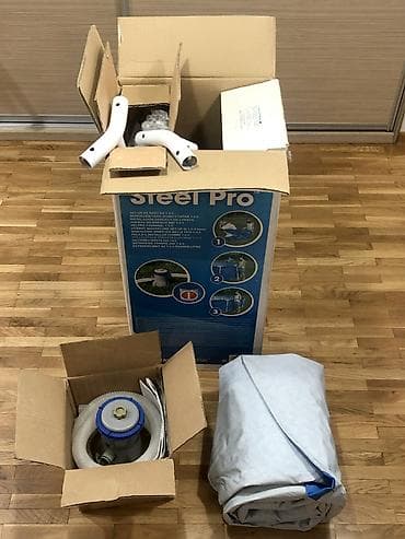 veliki bazen: Bazen Bestway Steel Pro 305x76cm sa metalnim okvirom i pumpom za — 3
