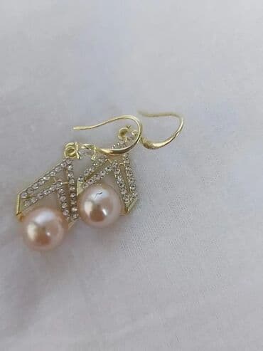 mokasine muske: Hoop earrings, Material: Cubic zirconia — 3
